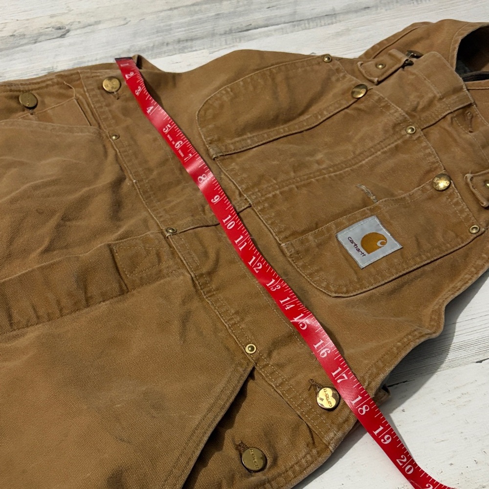 Carhartt Tan Work Overalls coveralls - Picture 8 of 12